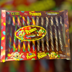 Fruity/Cocoa Pebbles Candy Canes