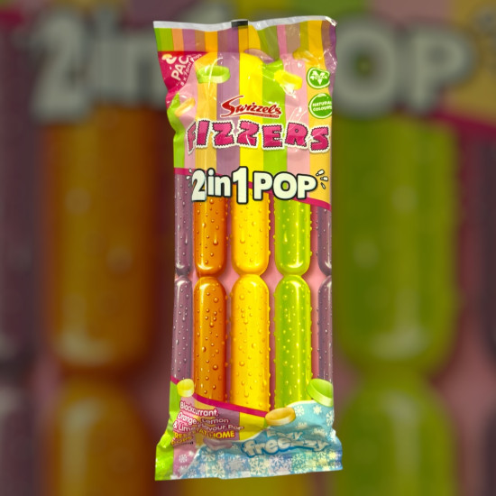 Swizzles Fizzers 2 in 1 Pops